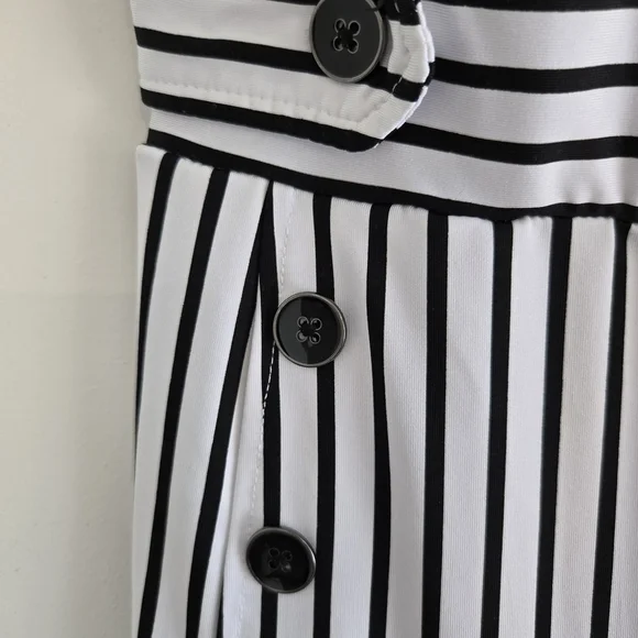 Robert Louis Monochrome Striped Pants - Picture 2 of 8